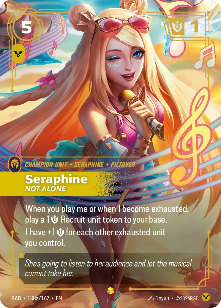 Seraphine, Not Alone [RAD-138a/167] [Radiance]
