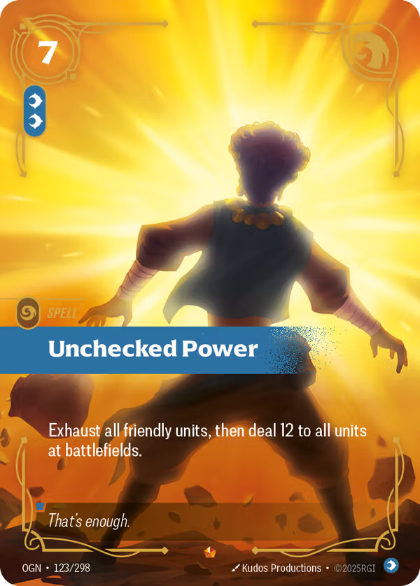 Unchecked Power [OGN-123/298] [Origins]