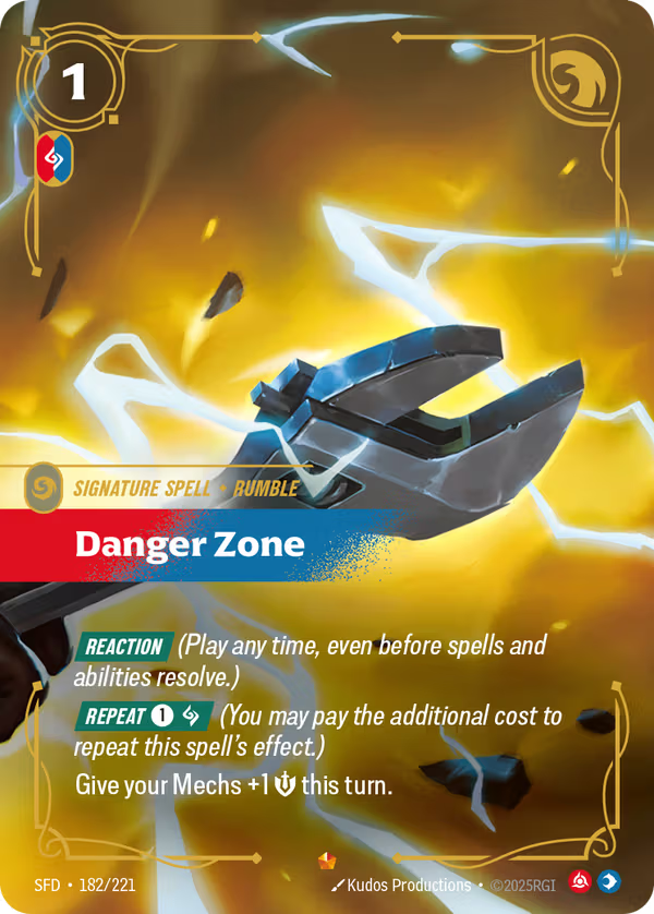 Danger Zone [SFD-182/221] [Spiritforged]
