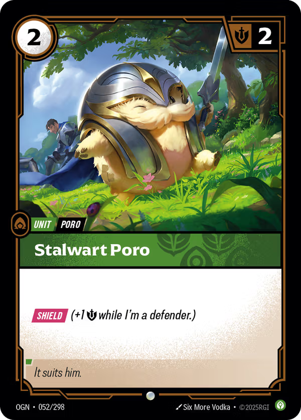 Stalwart Poro [OGN-052/298] [Origins] [Foil]
