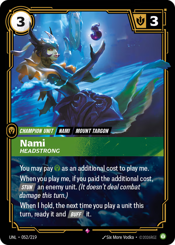 Nami, Headstrong [UNL-052/219] [Unleashed]