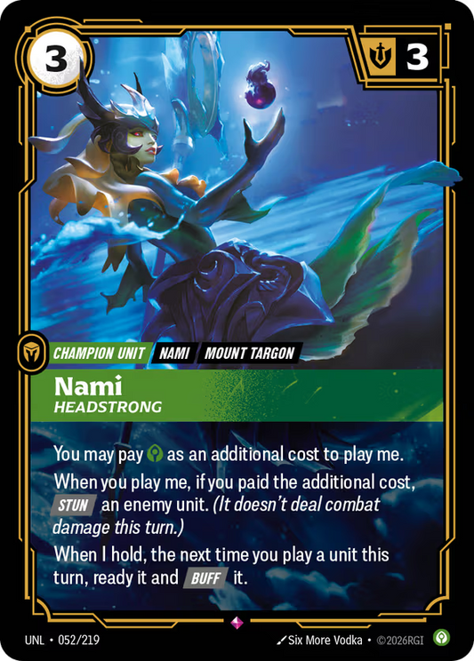 Nami, Headstrong [UNL-052/219] [Unleashed]