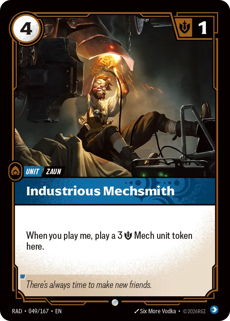 Industrious Mechsmith [RAD-049/167] [Radiance] [Foil]