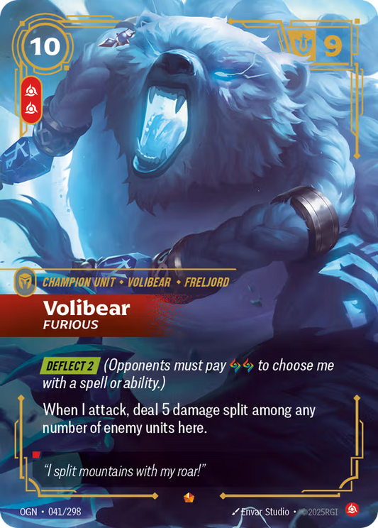 Volibear, Furious [OGN-041/298] [Origins]