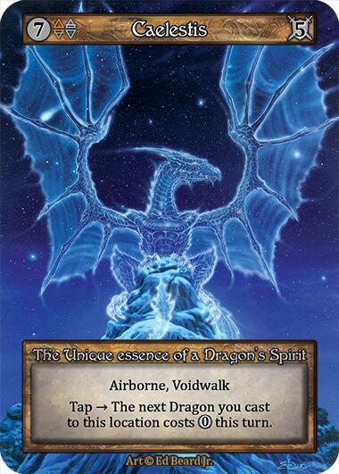 (FOIL) Caelestis - Dragonlord - NM