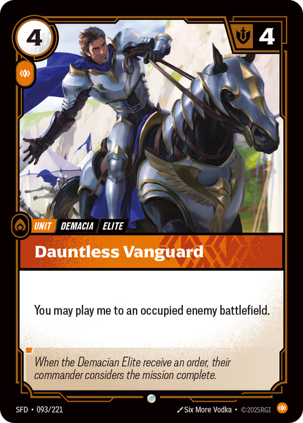 Dauntless Vanguard [SFD-093/221] [Spiritforged] [Foil]