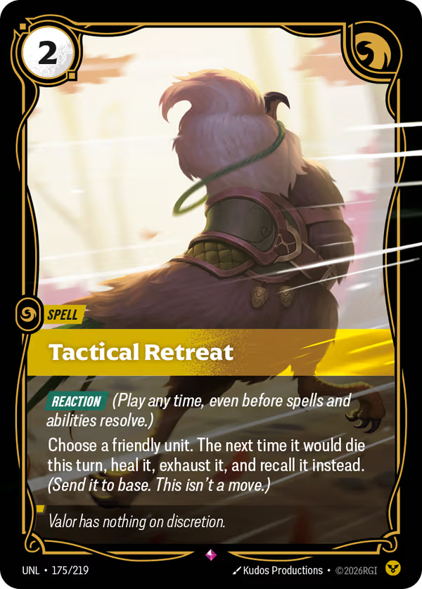 Tactical Retreat [UNL-175/219] [Unleashed]