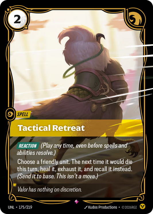 Tactical Retreat [UNL-175/219] [Unleashed]
