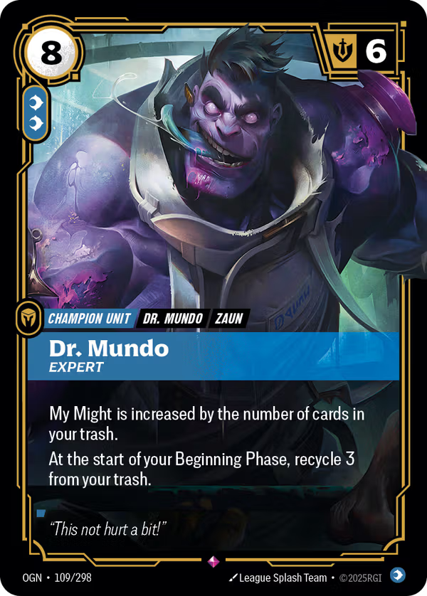 Dr. Mundo, Expert [OGN-109/298] [Origins]