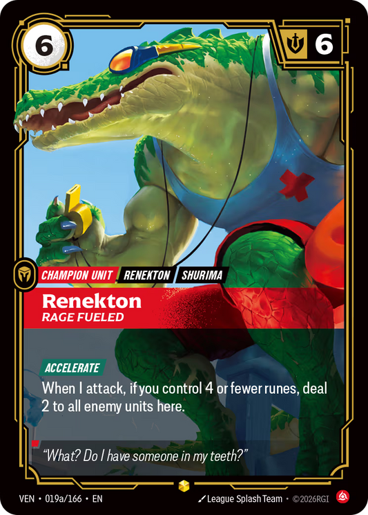 Renekton, Rage Fueled [VEN-019a/166] [Vendetta]