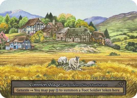 (FOIL) Common Village- Arthurian Legends - NM