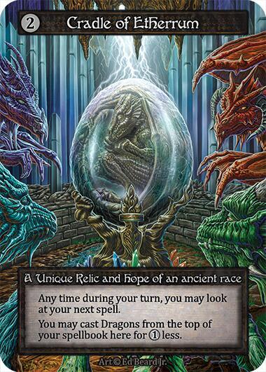 (FOIL) Cradle of Etherrum - Dragonlord - NM