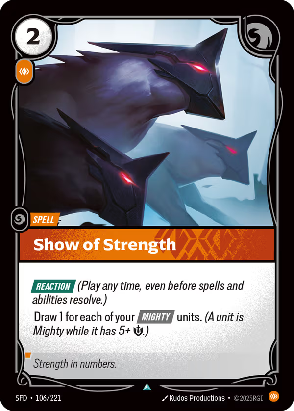 Show of Strength [SFD-106/221] [Spiritforged]