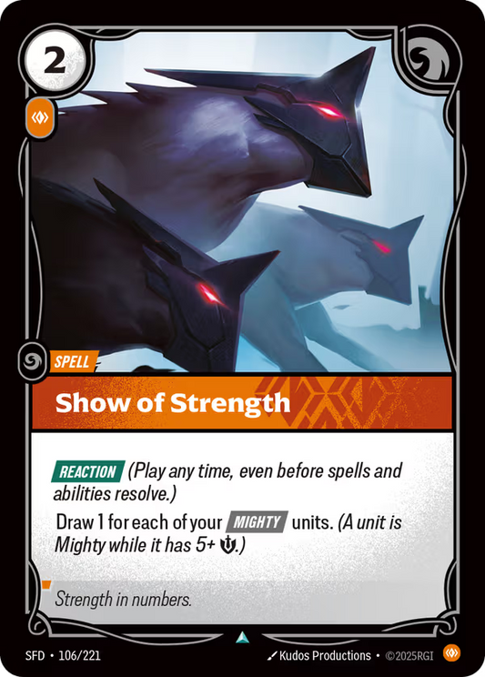Show of Strength [SFD-106/221] [Spiritforged]