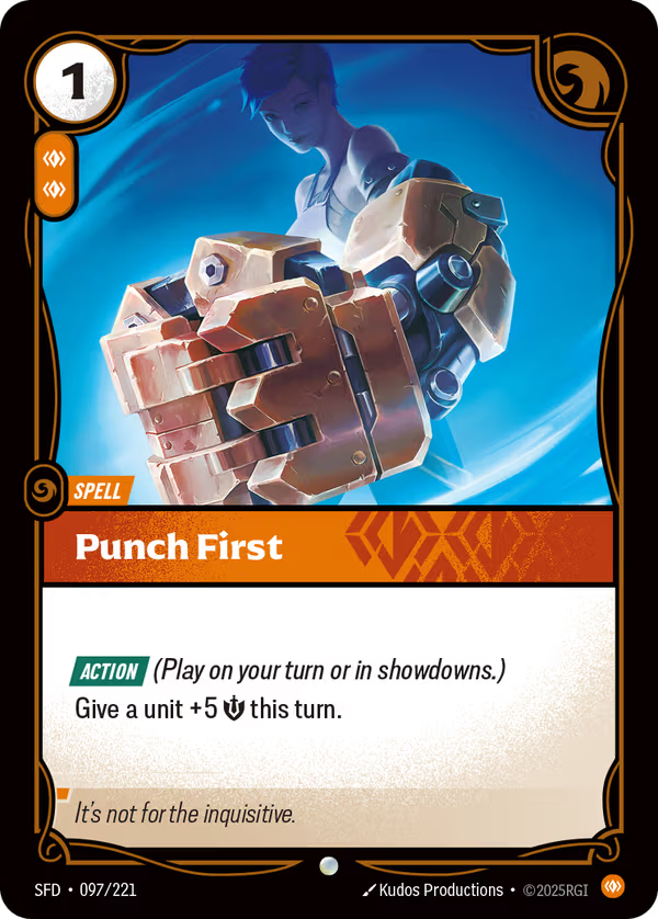 Punch First [SFD-097/221] [Spiritforged]