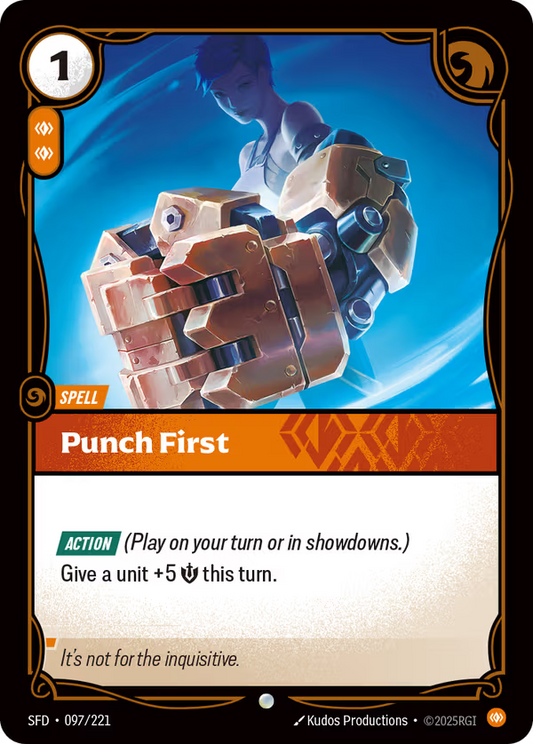 Punch First [SFD-097/221] [Spiritforged]