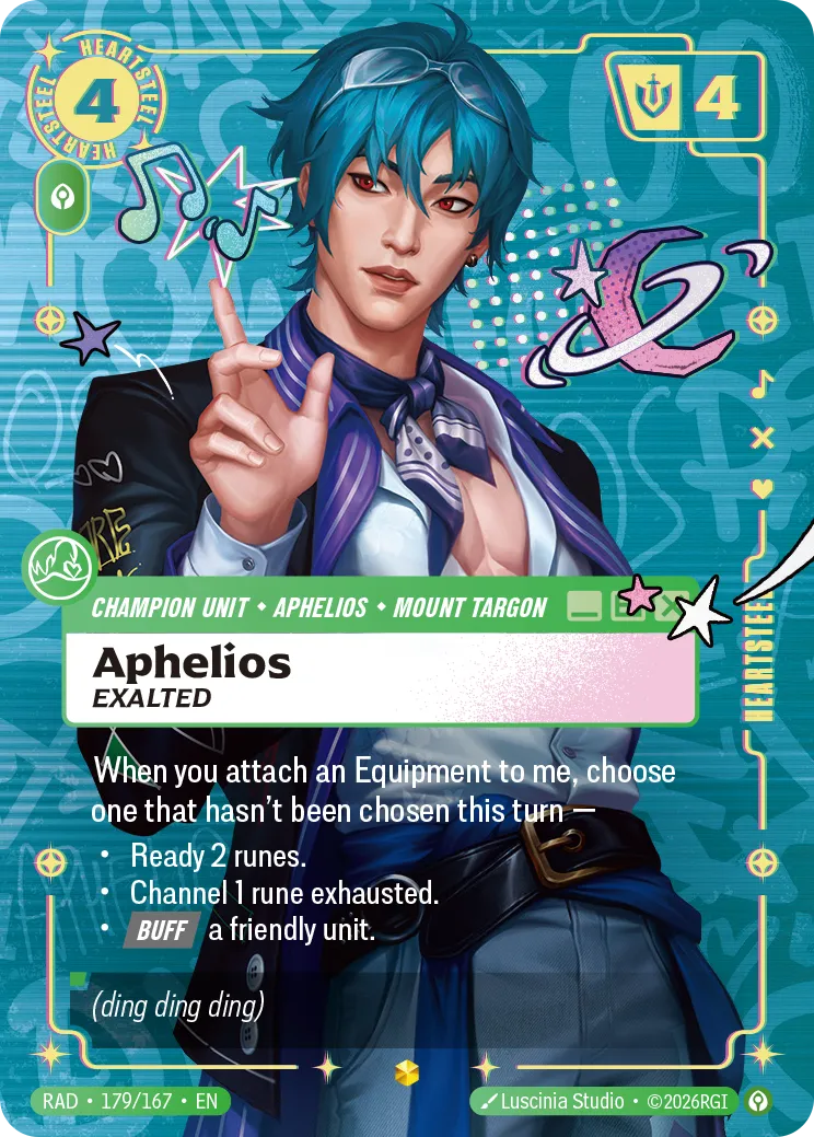 Aphelios, Exalted [RAD-179*/167] [Radiance]