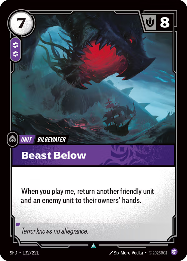 Beast Below [SFD-132/221] [Spiritforged]