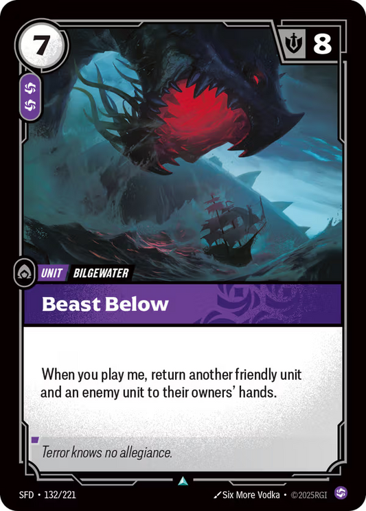 Beast Below [SFD-132/221] [Spiritforged]