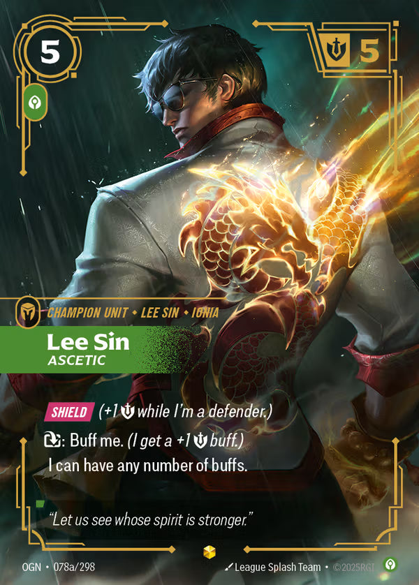 Lee Sin, Ascetic [OGN-078a/298] [Origins]