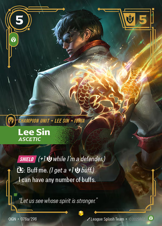 Lee Sin, Ascetic [OGN-078a/298] [Origins]