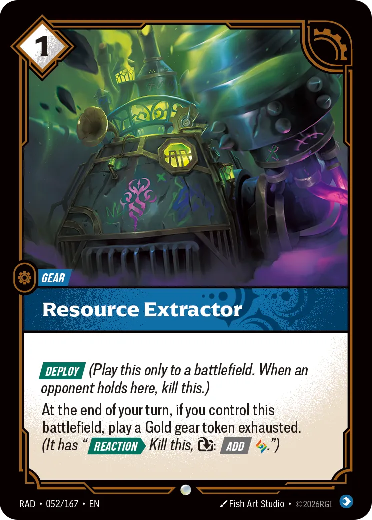 Resource Extractor [RAD-052/167] [Radiance] [Foil]