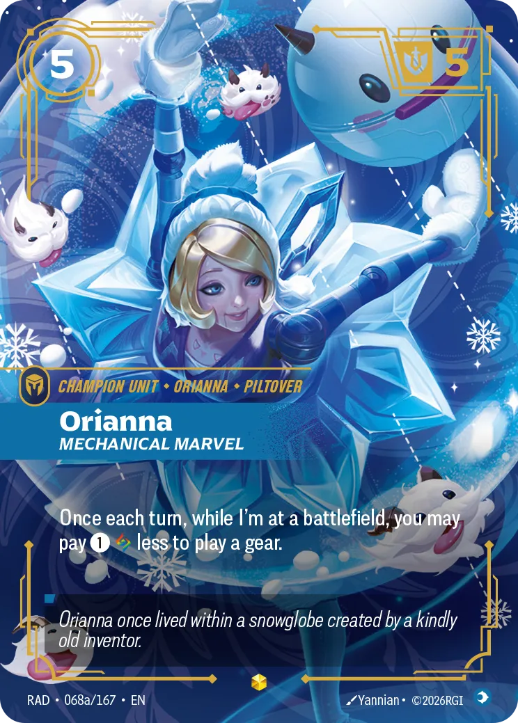 Orianna, Mechanical Marvel [RAD-068a/167] [Radiance]