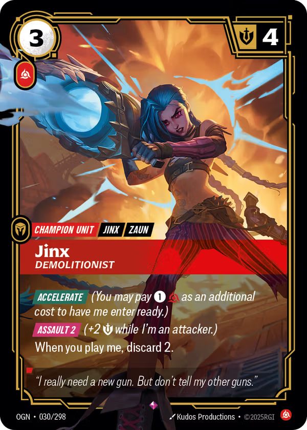 Jinx, Demolitionist [OGN-030/298] [Origins]
