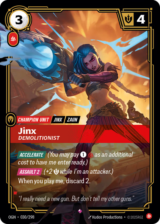 Jinx, Demolitionist [OGN-030/298] [Origins]