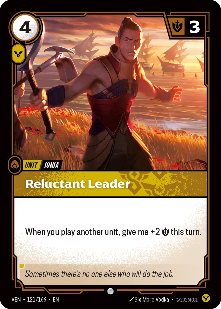 Reluctant Leader [VEN-121/166] [Vendetta]
