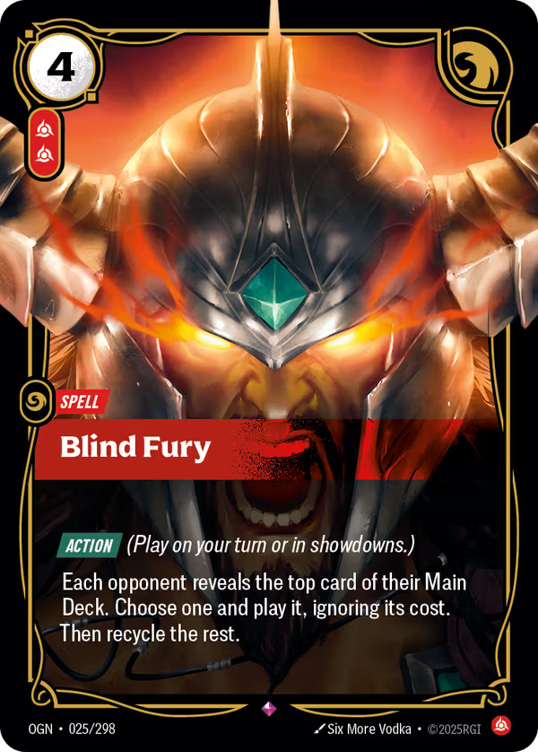 Blind Fury [OGN-025/298] [Origins]