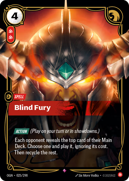 Blind Fury [OGN-025/298] [Origins]
