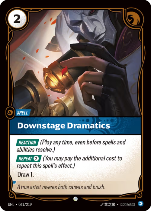 Downstage Dramatics [UNL-061/219] [Unleashed] [Foil]