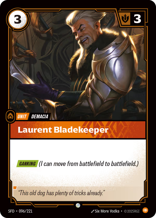 Laurent Bladekeeper [SFD-096/221] [Spiritforged] [Foil]