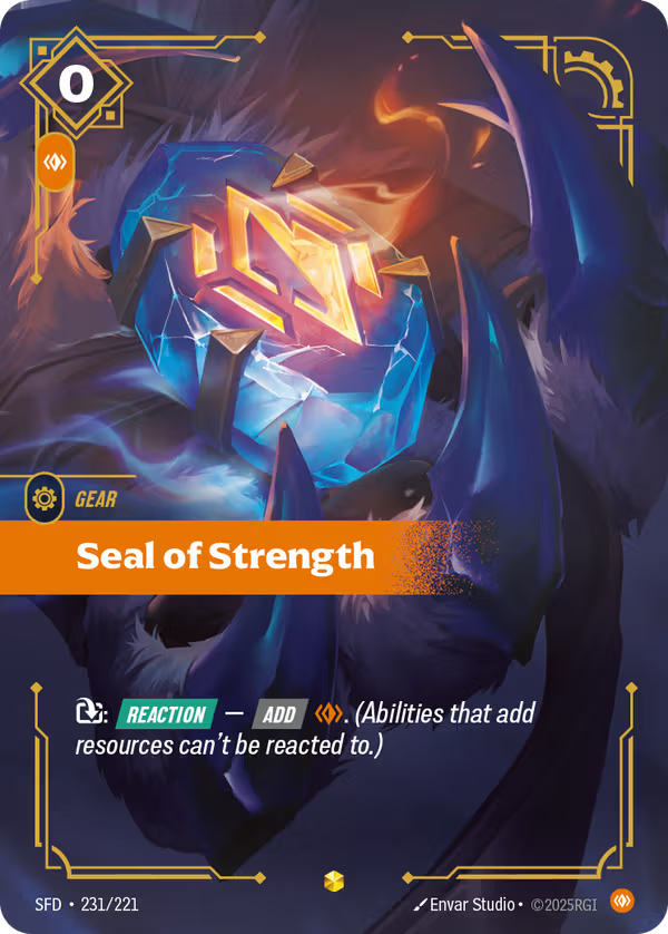 Seal of Strength [SFD-231/221] [Spiritforged]