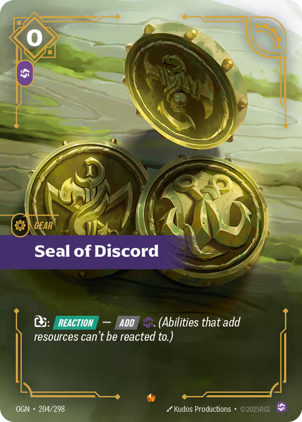 Seal of Discord [OGN-204/298] [Origins]