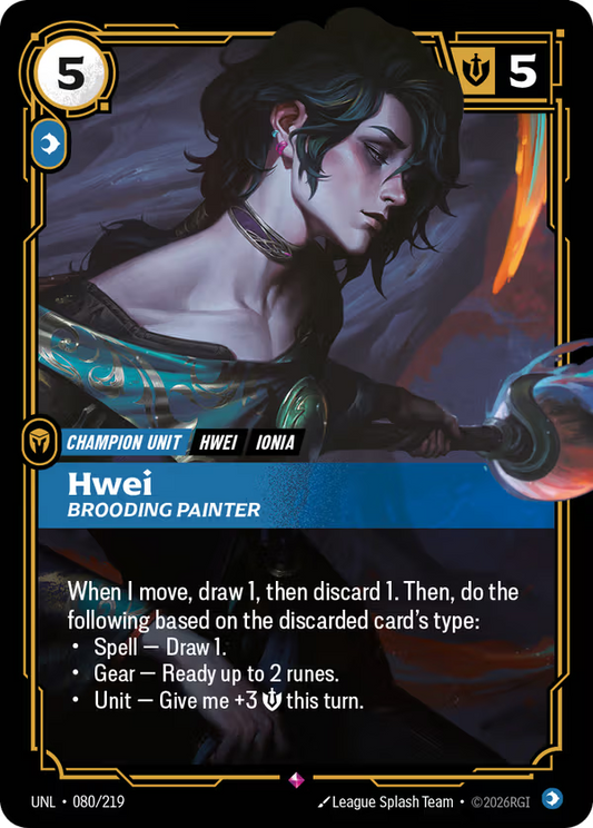 Hwei, Brooding Painter [UNL-080/219] [Unleashed]