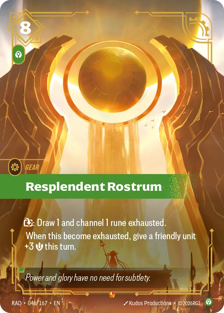 Resplendent Rostrum [RAD-046/167] [Radiance]