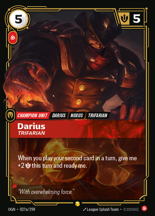 Darius, Trifarian [OGN-027a/298] [Origins]