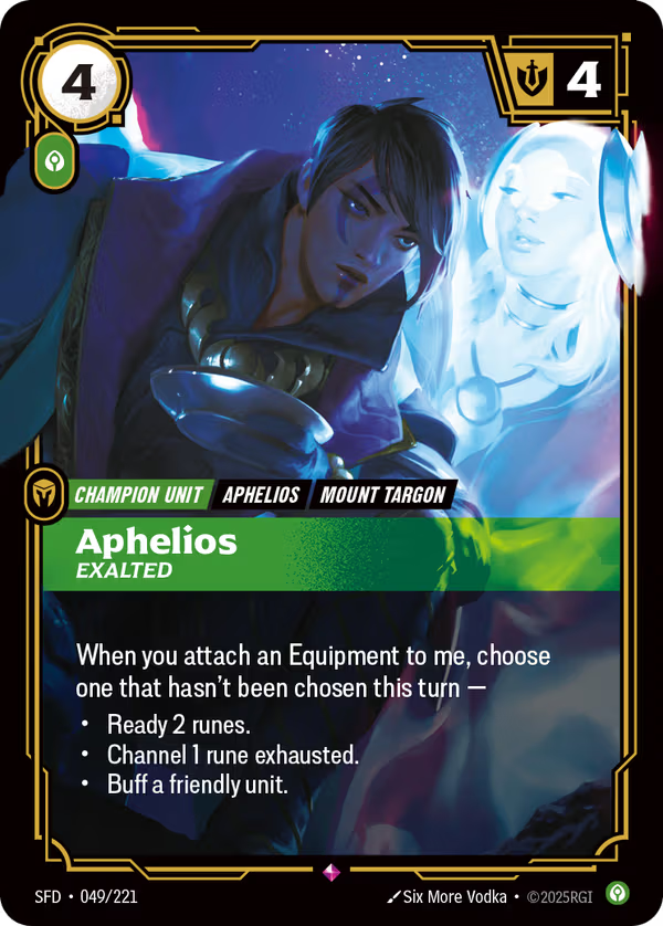 Aphelios, Exalted [SFD-049/221] [Spiritforged]