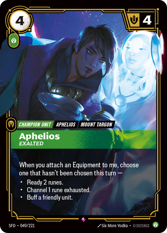 Aphelios, Exalted [SFD-049/221] [Spiritforged]