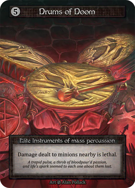 Drums of Doom - Beta* - NM