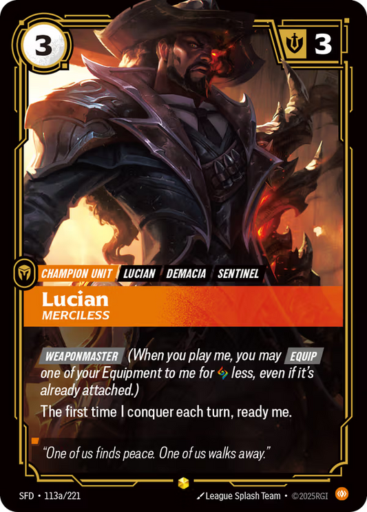 Lucian, Merciless [SFD-113a/221] [Spiritforged]