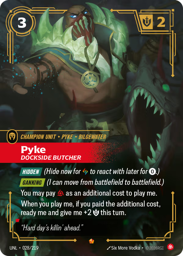 Pyke, Dockside Butcher [UNL-028/219] [Unleashed]