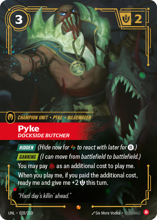 Pyke, Dockside Butcher [UNL-028/219] [Unleashed]