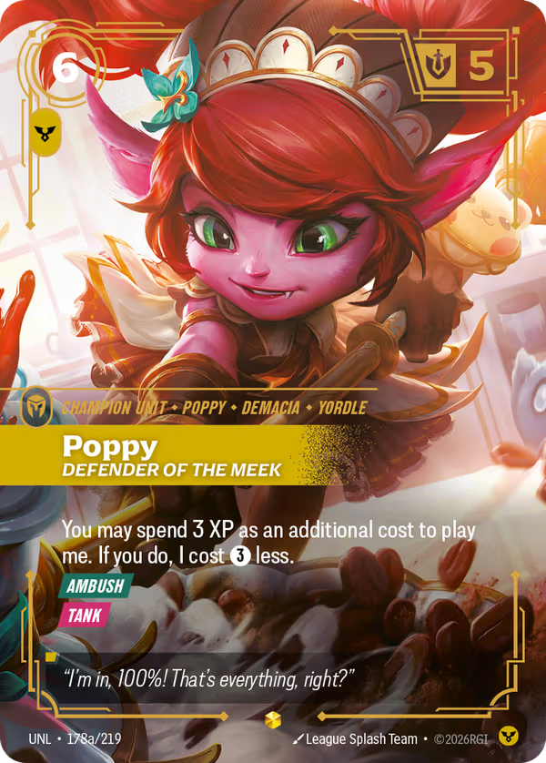 Poppy, Defender of the Meek [UNL-178a/219] [Unleashed]