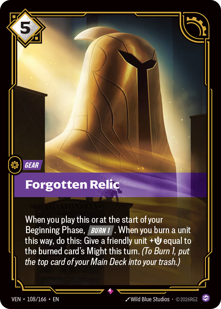 Forgotten Relic [VEN-108/166] [Vendetta]