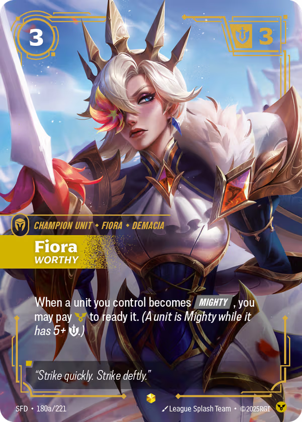 Fiora, Worthy [SFD-180a/221] [Spiritforged]