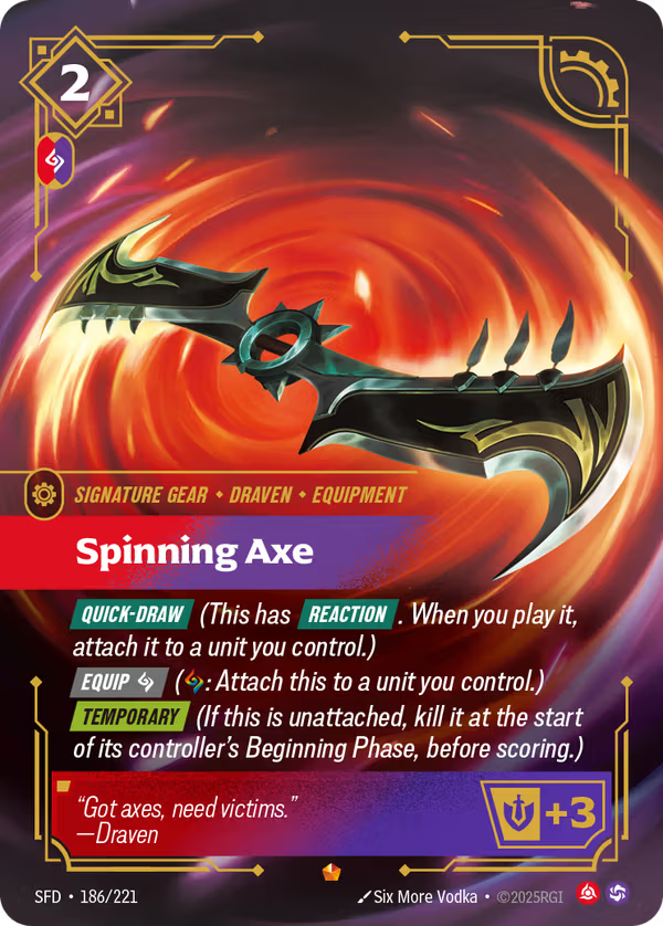 Spinning Axe [SFD-186/221] [Spiritforged]
