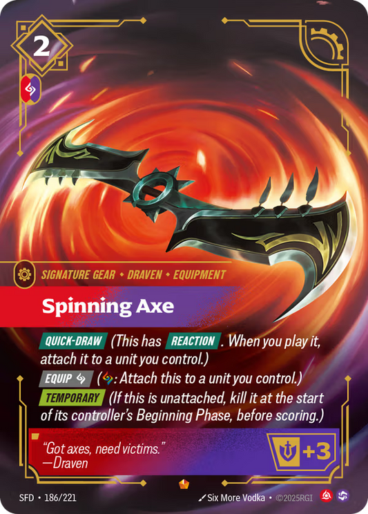 Spinning Axe [SFD-186/221] [Spiritforged]